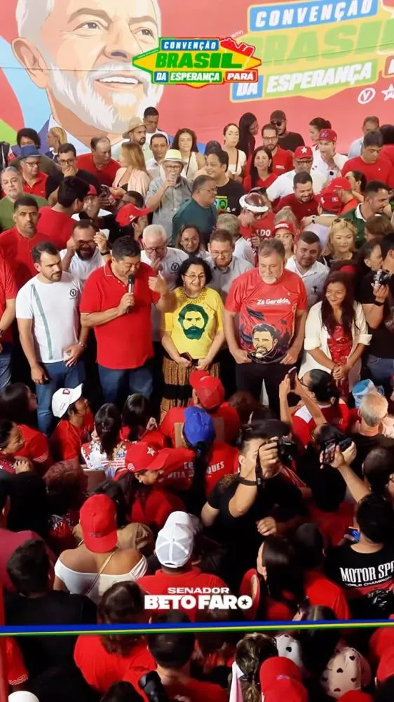 Beto Faro destaca crescimento do PT no Pará durante Convenção Estadual